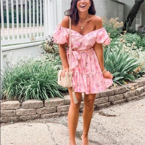 Loveshackfancy x Target Cecile Puff Sleeve Mini Dress Floral Babydoll Size 6 - Picture 8 of 13